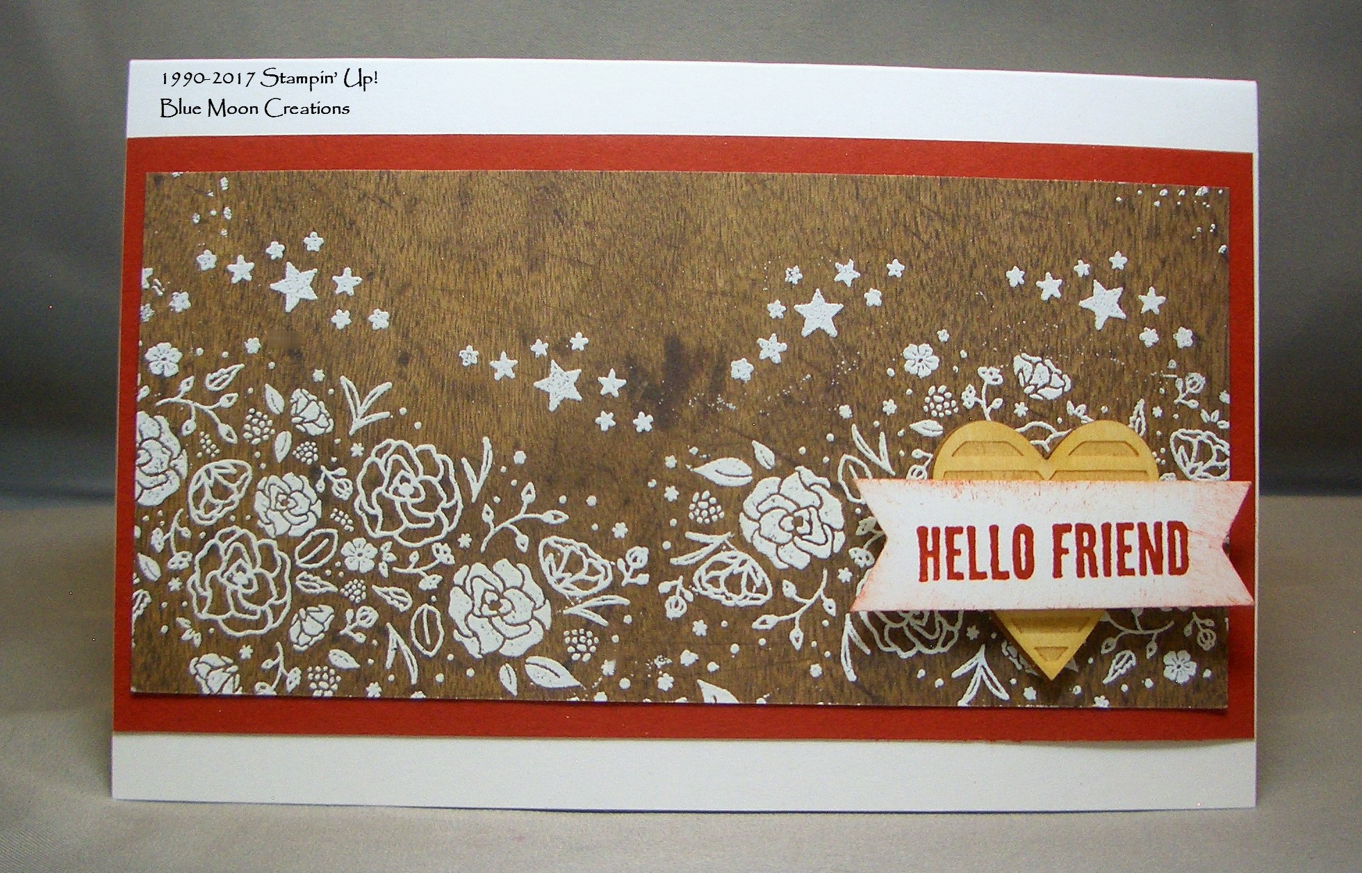 Hello Friend Embossed Wood Words