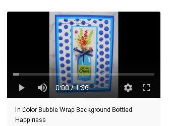 Bottled Happiness Bubble Wrap Background How-to Video