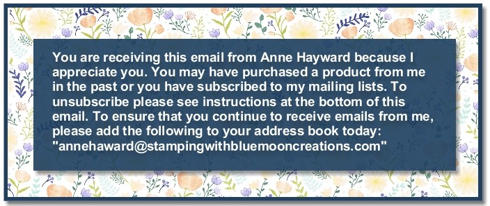 May Stampin' News from Anne Haywawrd