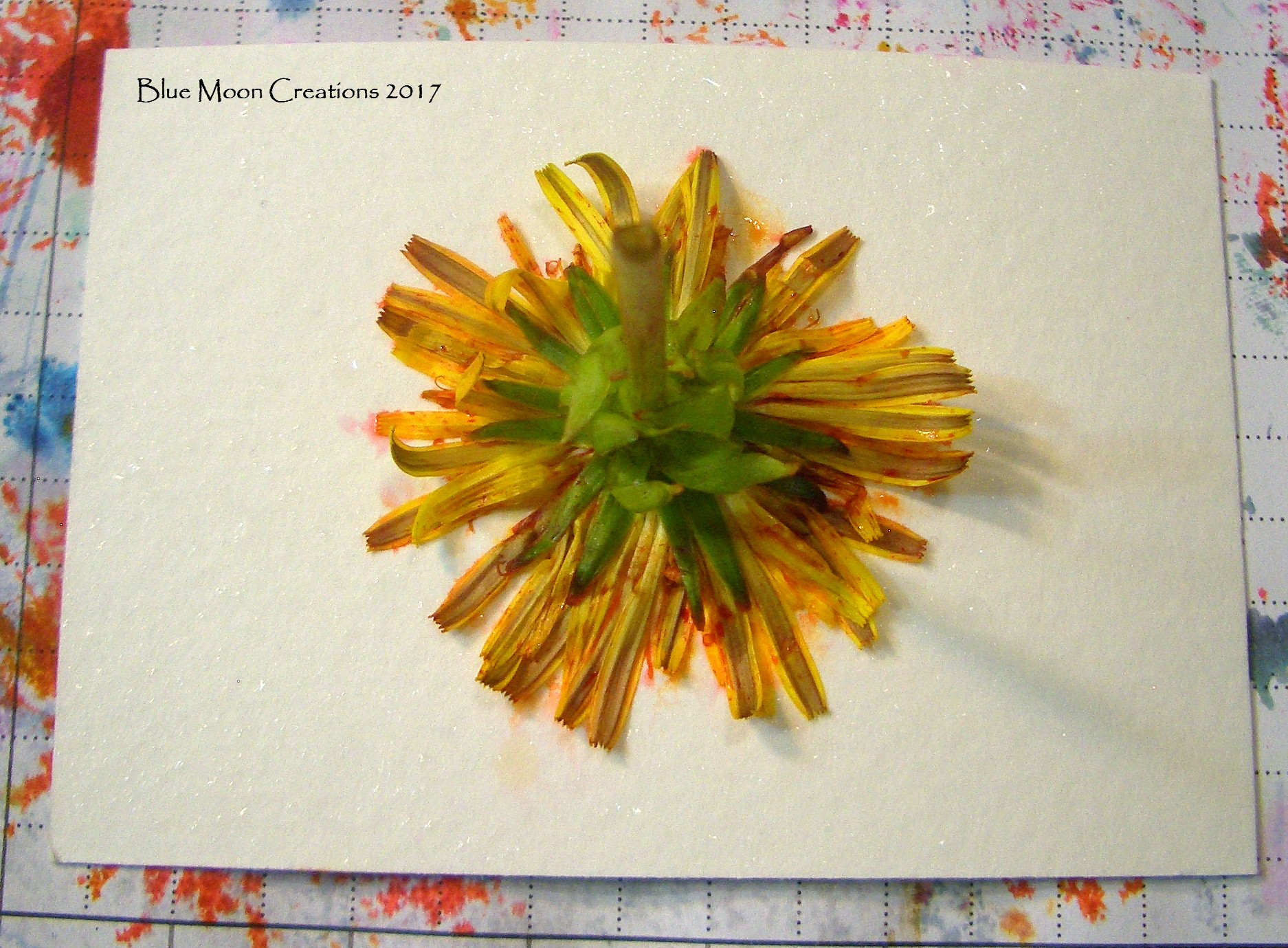 Stamping With Flowers