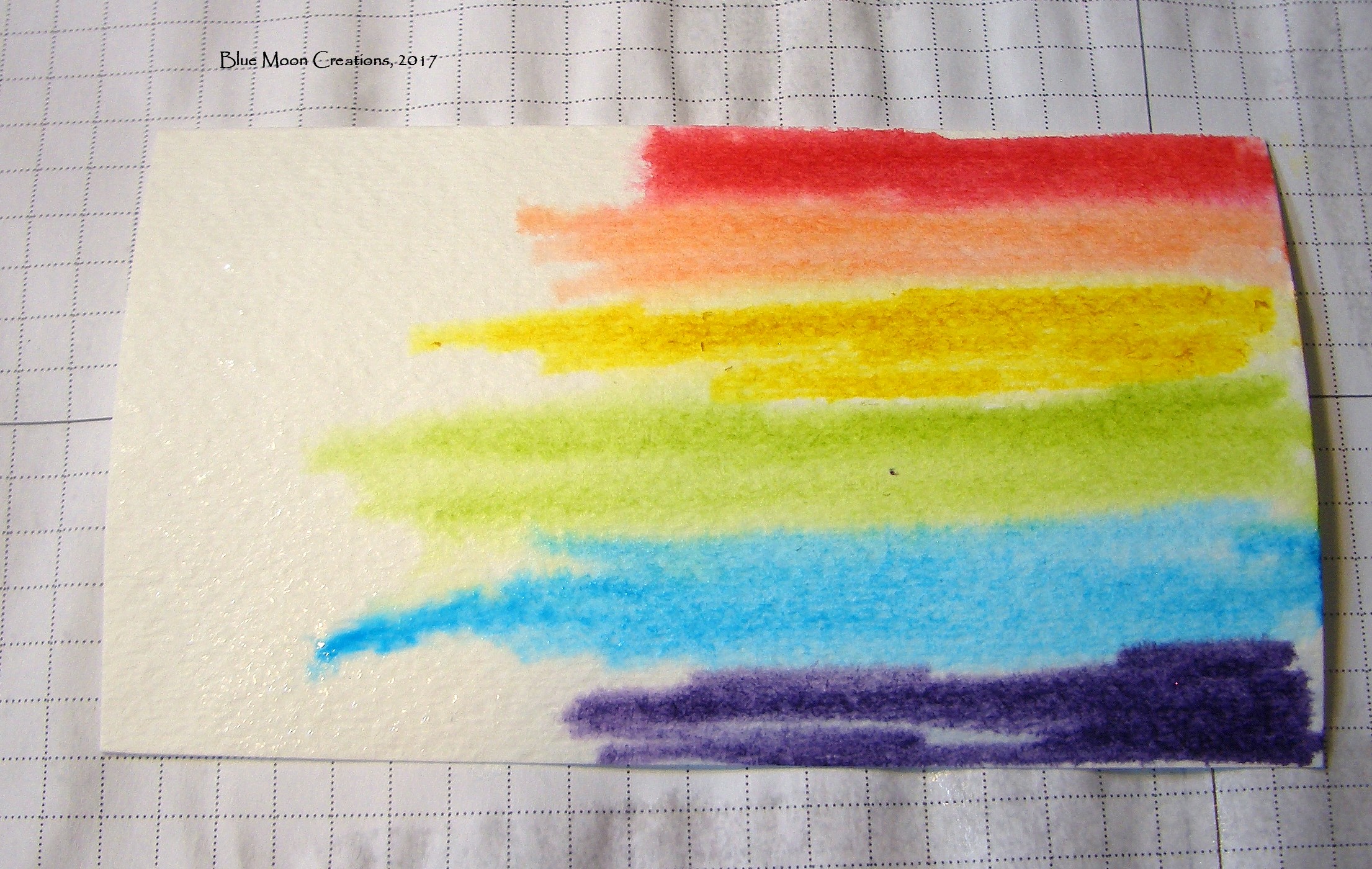Rainbow Background Technique