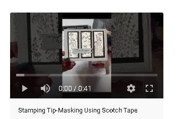 Masking using Scotch Tape