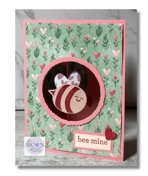 Bee My Valentine Spinner Card