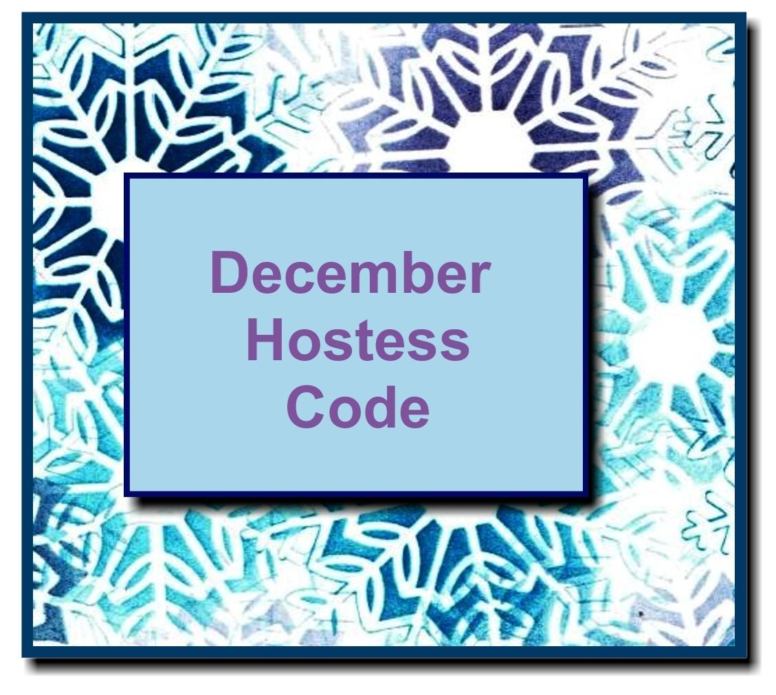 December Hostess Code