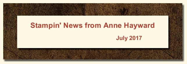 May Stampin' News from Anne Haywawrd