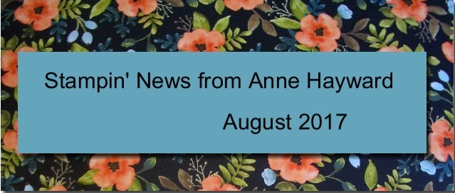 May Stampin' News from Anne Haywawrd