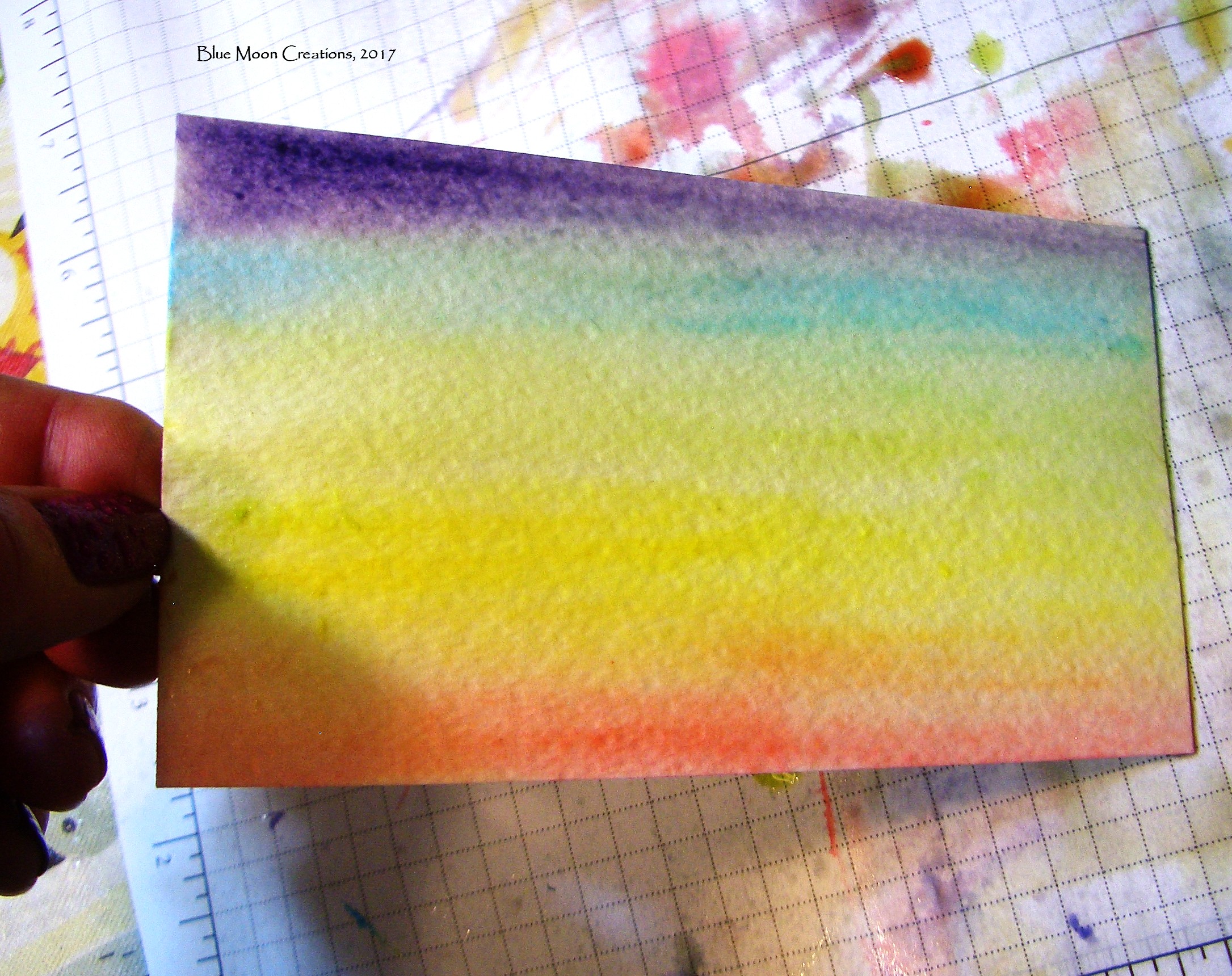 Rainbow Background Technique