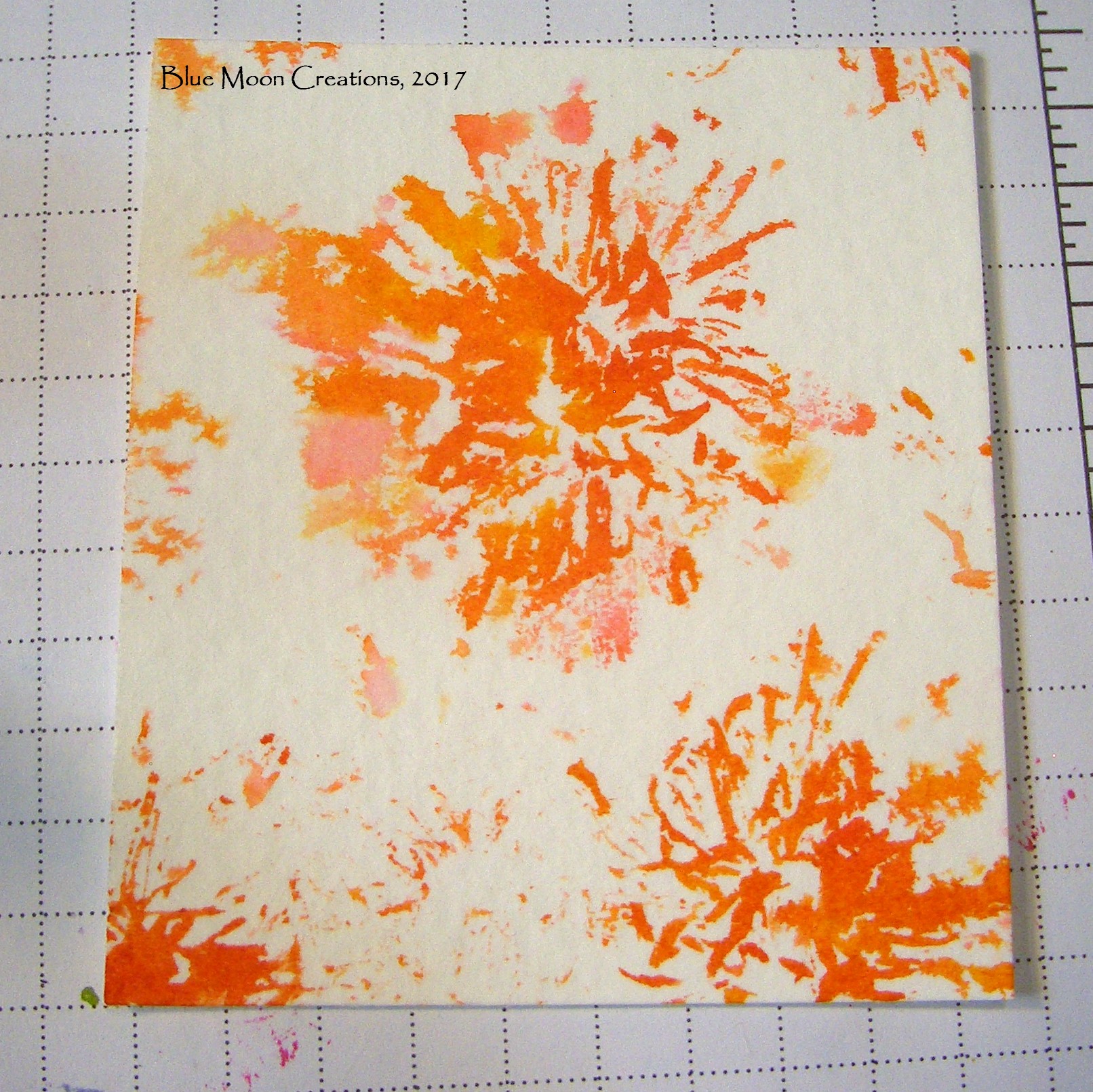 Stamping With Flowers
