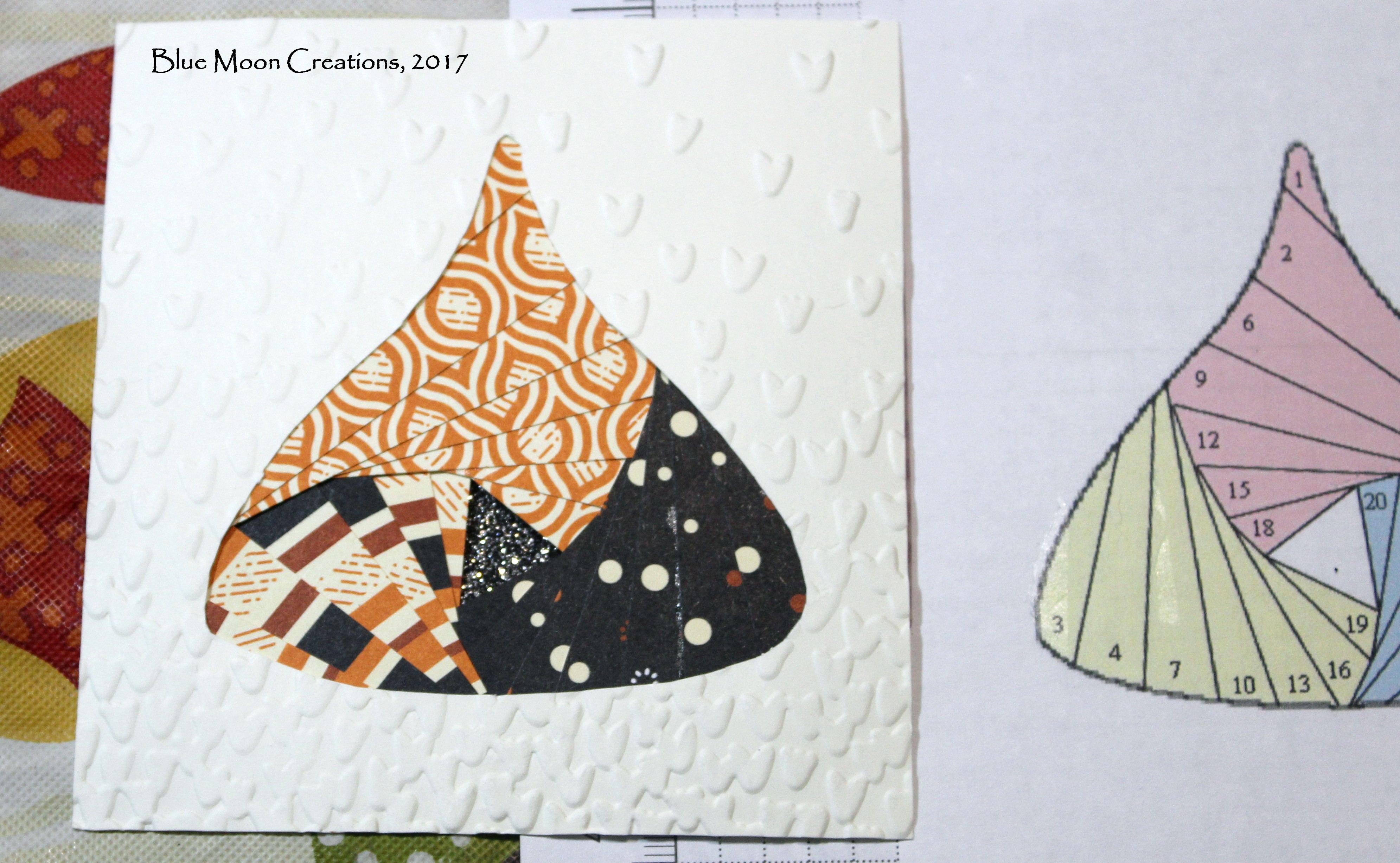 Iris Folded Caramel Kiss