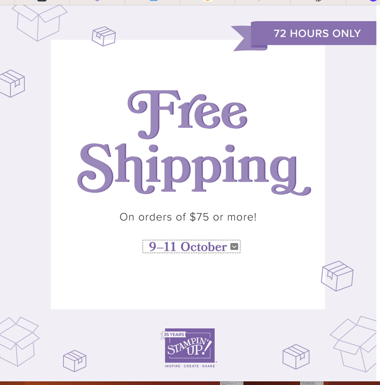 Free Shipping October 9-11