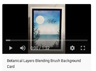 Botanical Layers Blending Brush Background