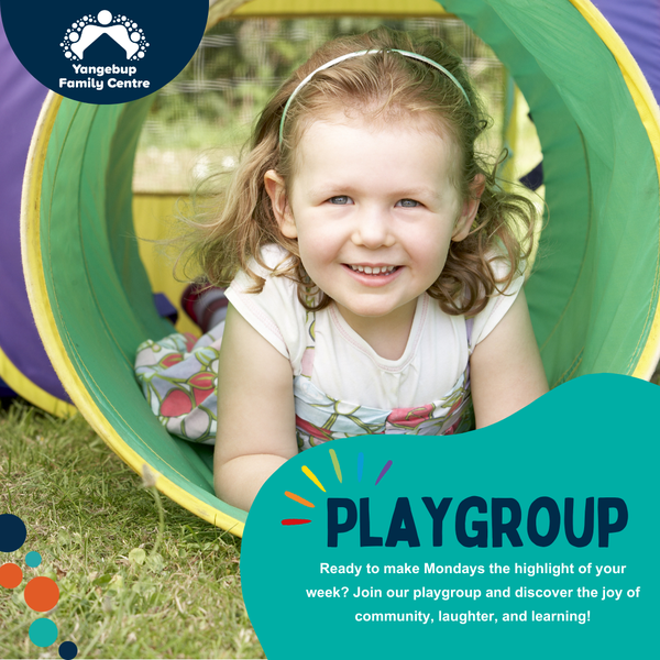 Playgroup starts Monday! New families welcome 