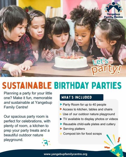 Book your party @ YFC!