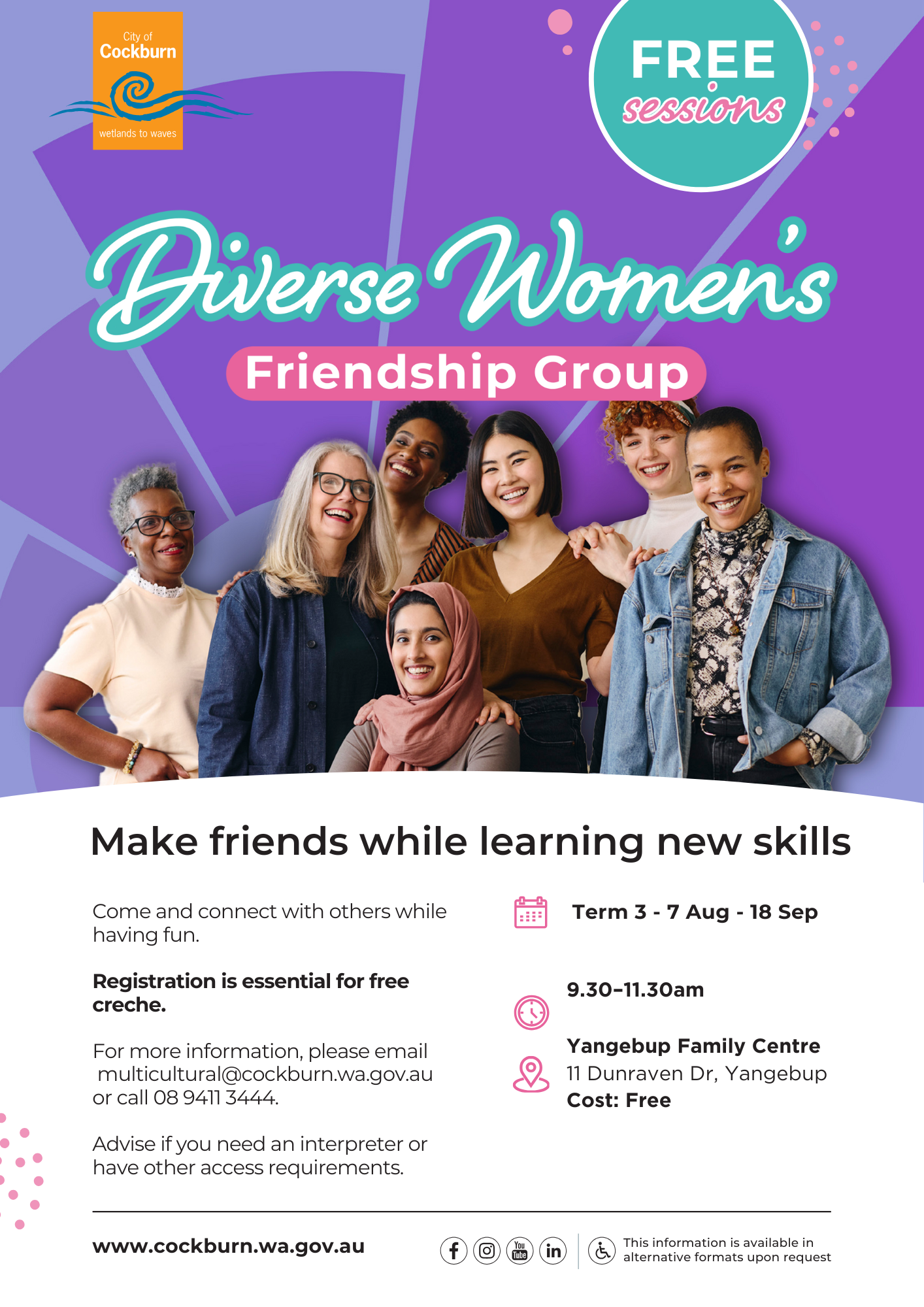 Diverse Women's Friendship Group