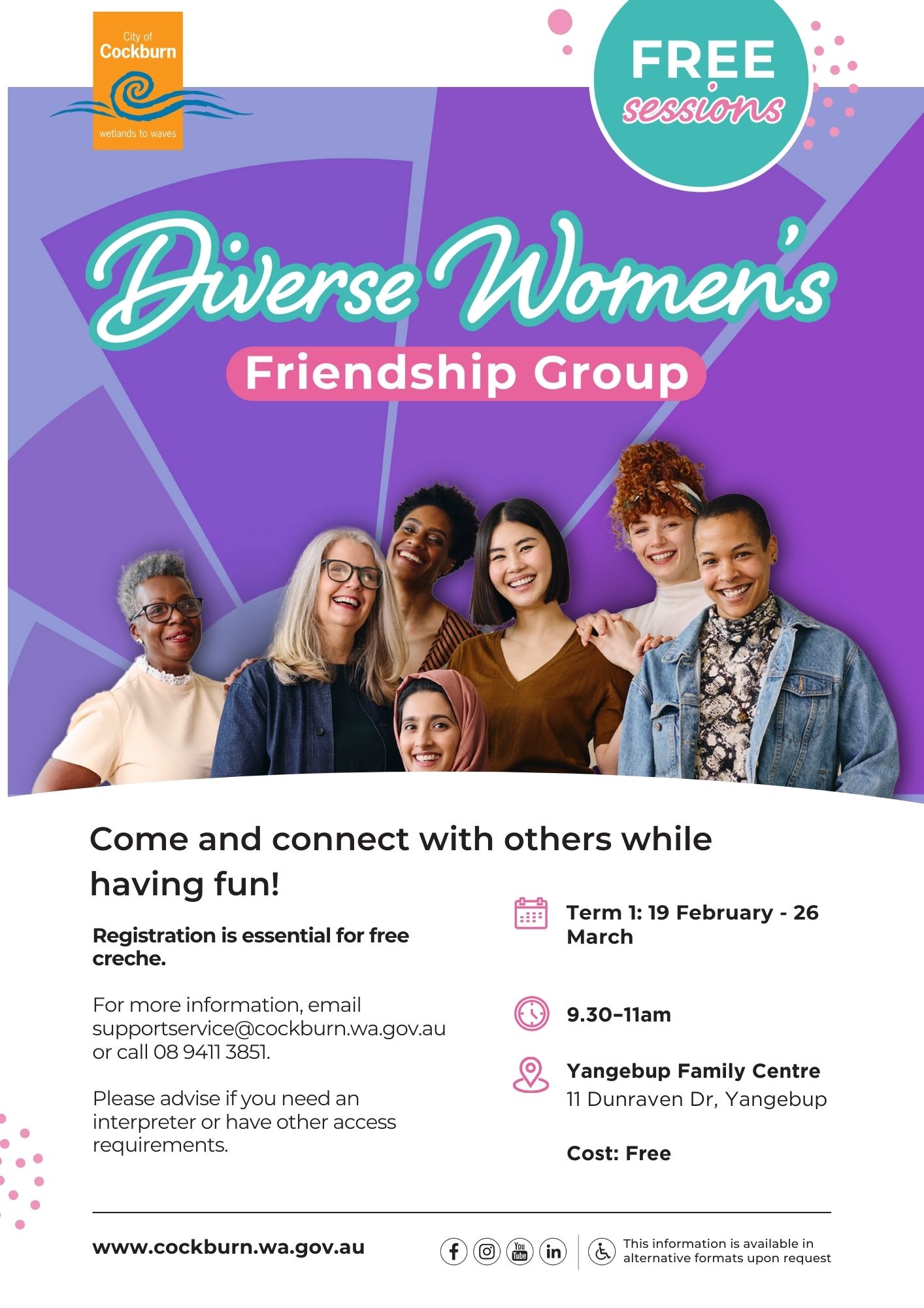 Diverse Women's Friendship Group