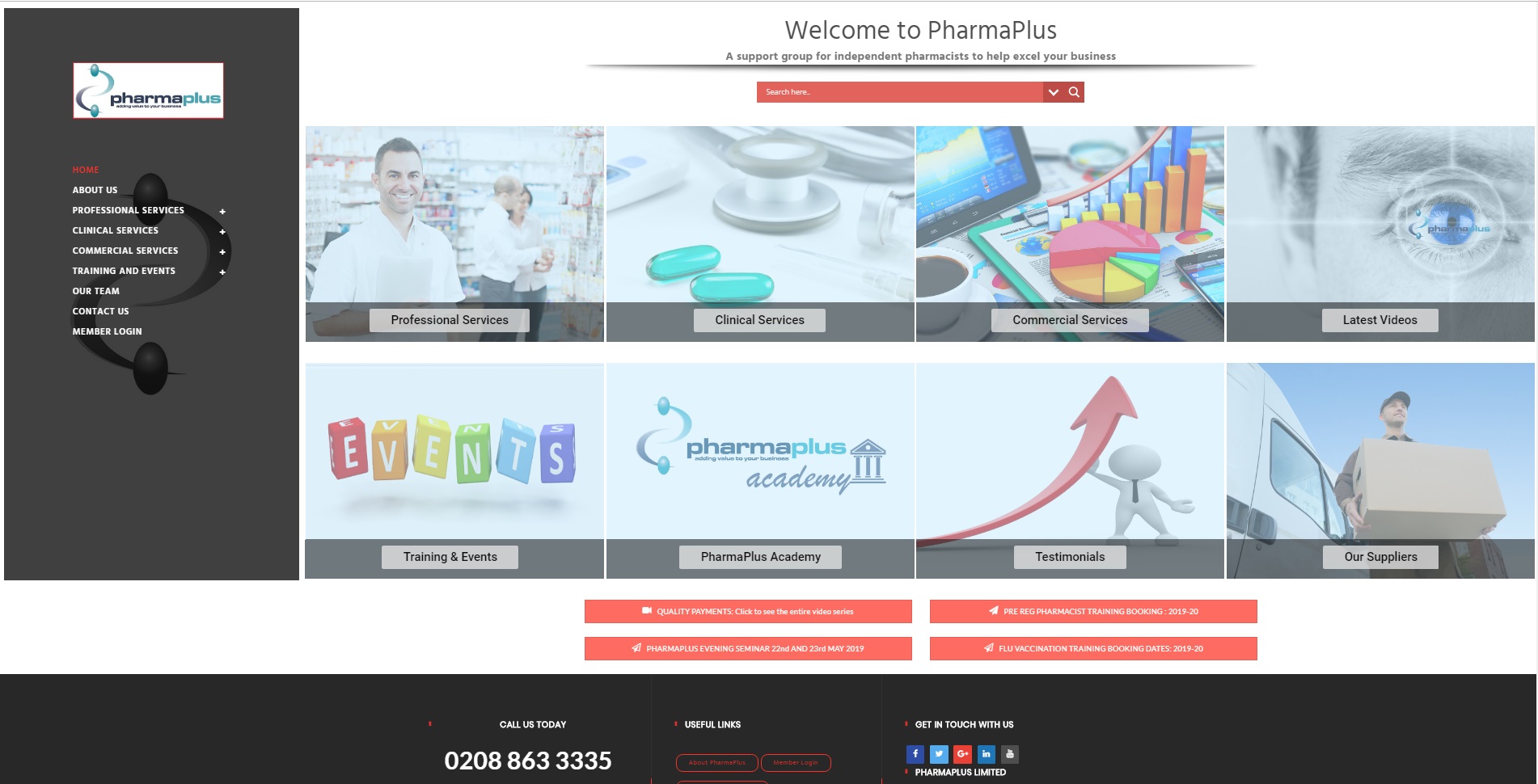 New PharmaPlus Website Image