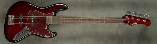 #8899 Burgundy Burst 4-21 Vintage Matching Headstock