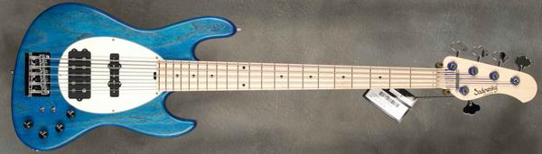 #1697-22 Ocean Blue Transparent Satin 5-21 MetroLine Vintage.