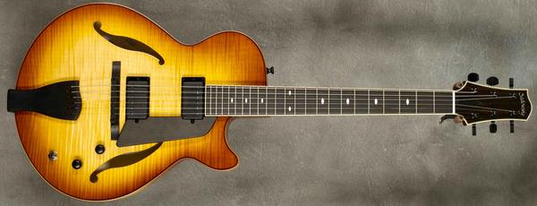 #A2108 Caramel Burst Frank Vignola Archtop Guitar.