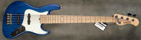 #1688-21 Ocean Blue Transparent Satin 5-21 MetroLine Vintage.
