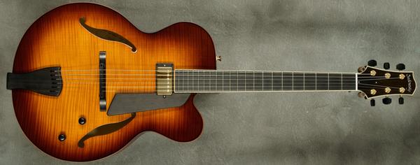 #A2135 Sienna Burst Jim Hall Archtop Guitar.