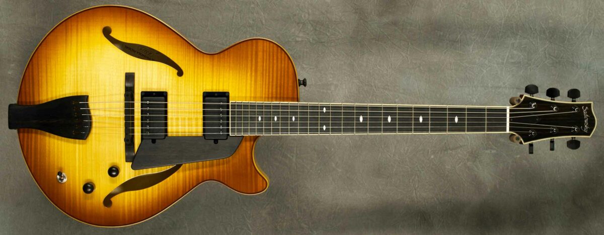 #A2217 Caramel Burst Frank Vignola Archtop Guitar.