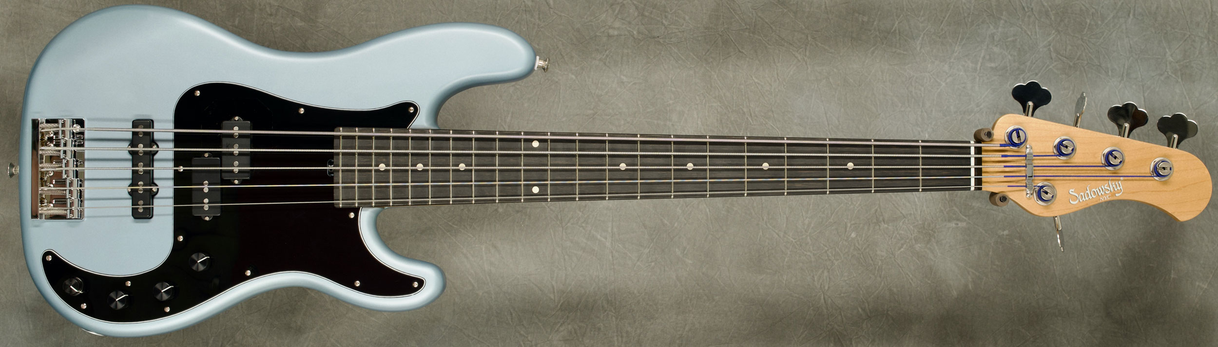 #8239 Preowned Ice Blue Metallic Satin 5-21 PJ Vintage.