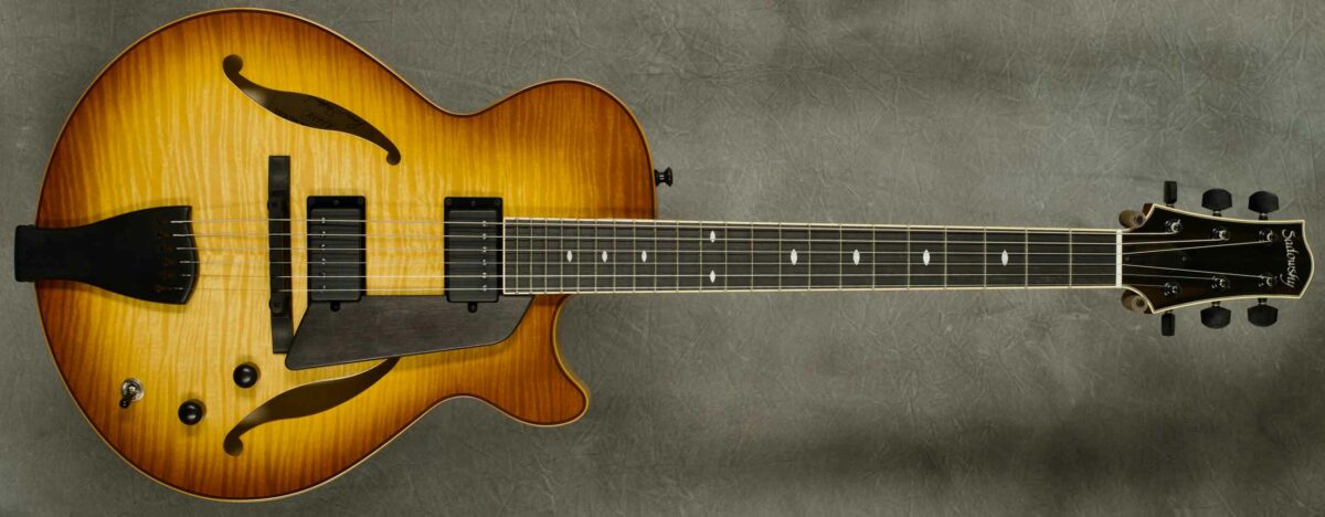 #A2228 Caramel Burst Frank Vignola Archtop Guitar.