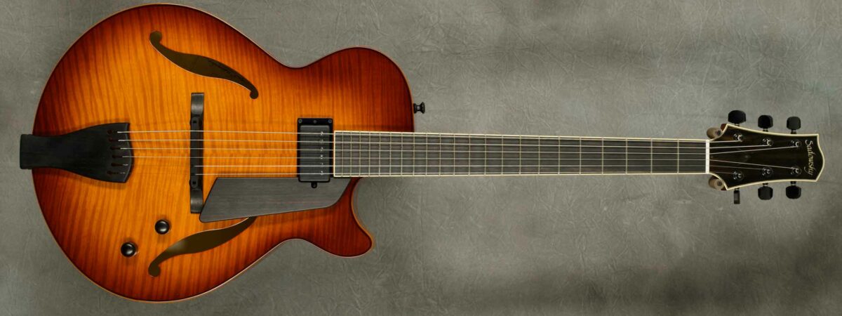 #A2242 Sienna Burst Jimmy Bruno Archtop Guitar.
