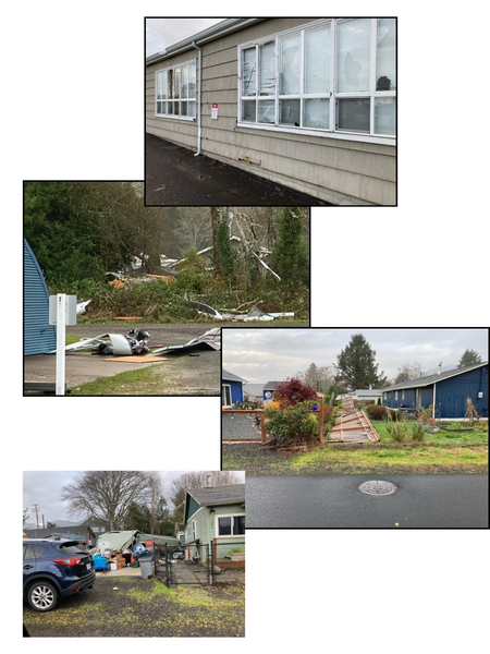 Rockaway Beach tornado damage