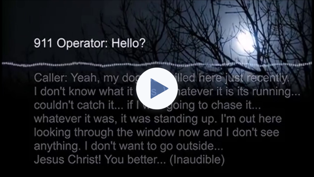 Squatch Stories: "God, he's big!" The Bigfoot 911 Call