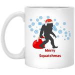 Merry Squatchmas coffee mug