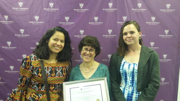   Joana Bezerra from RUCE, Jennifer Gush and Tammy Smith, Amakhala Foundation 