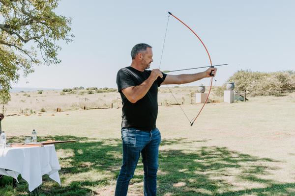 Archery class at Hlosi