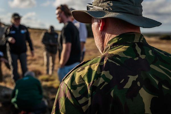 Anti-poaching team member