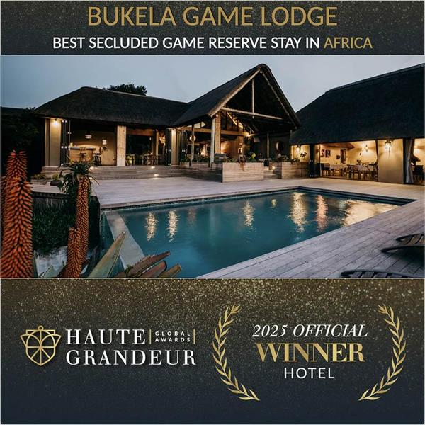 Pool overlooked by Bukela Lodge