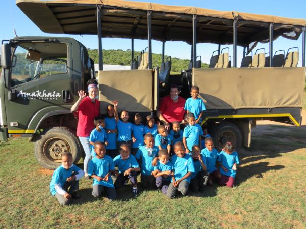 Kids enjoying a bush outing