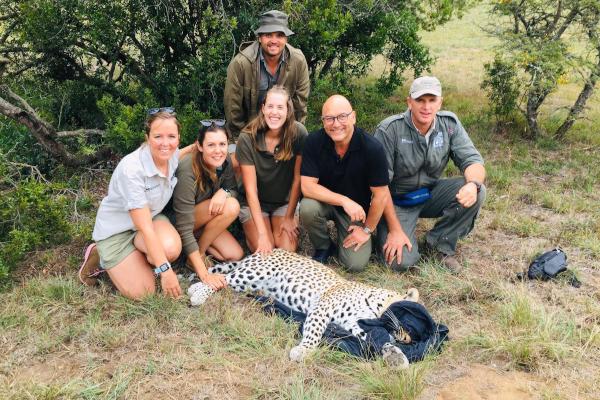 Gregg Wallace attending leopard proceedure