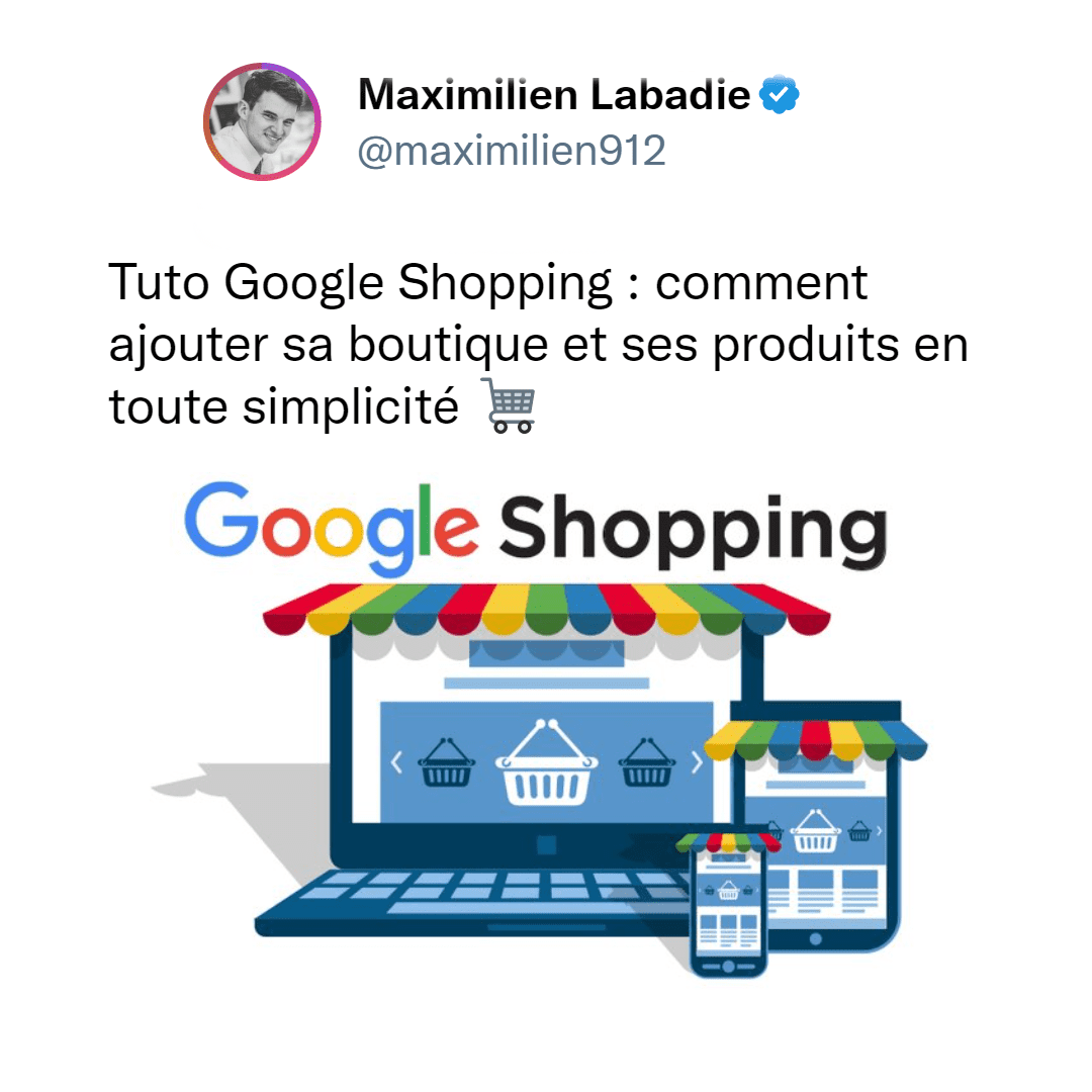 Tuto Google Shopping