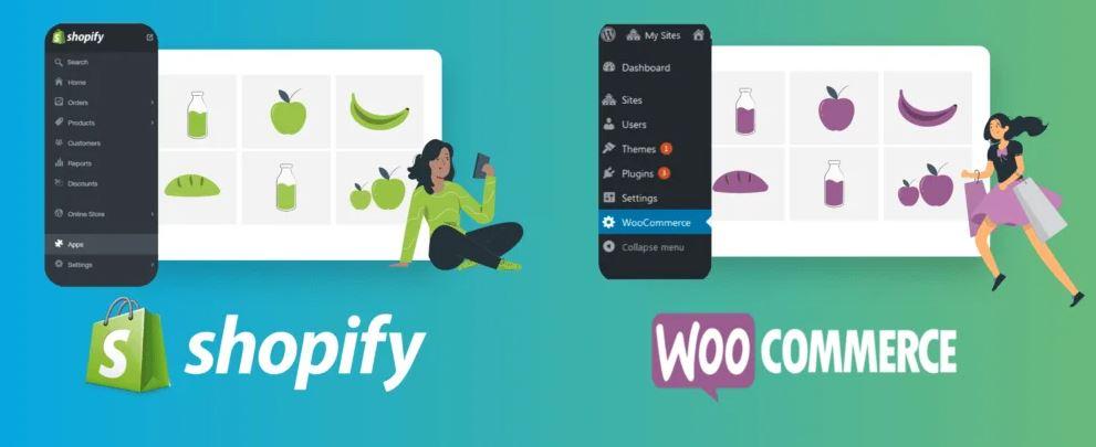 shopify contre woocommerce