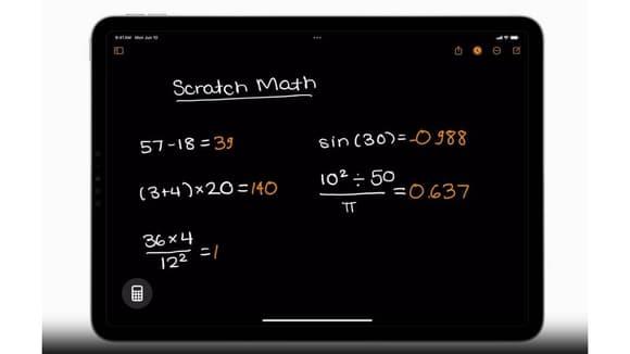 la nouvelle calculatrice résout les équations