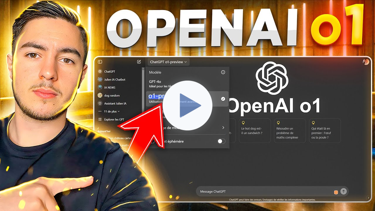 OpenAI-o1 : Le NOUVEAU Modèle RÉVOLUTIONNAIRE d'OpenAI !