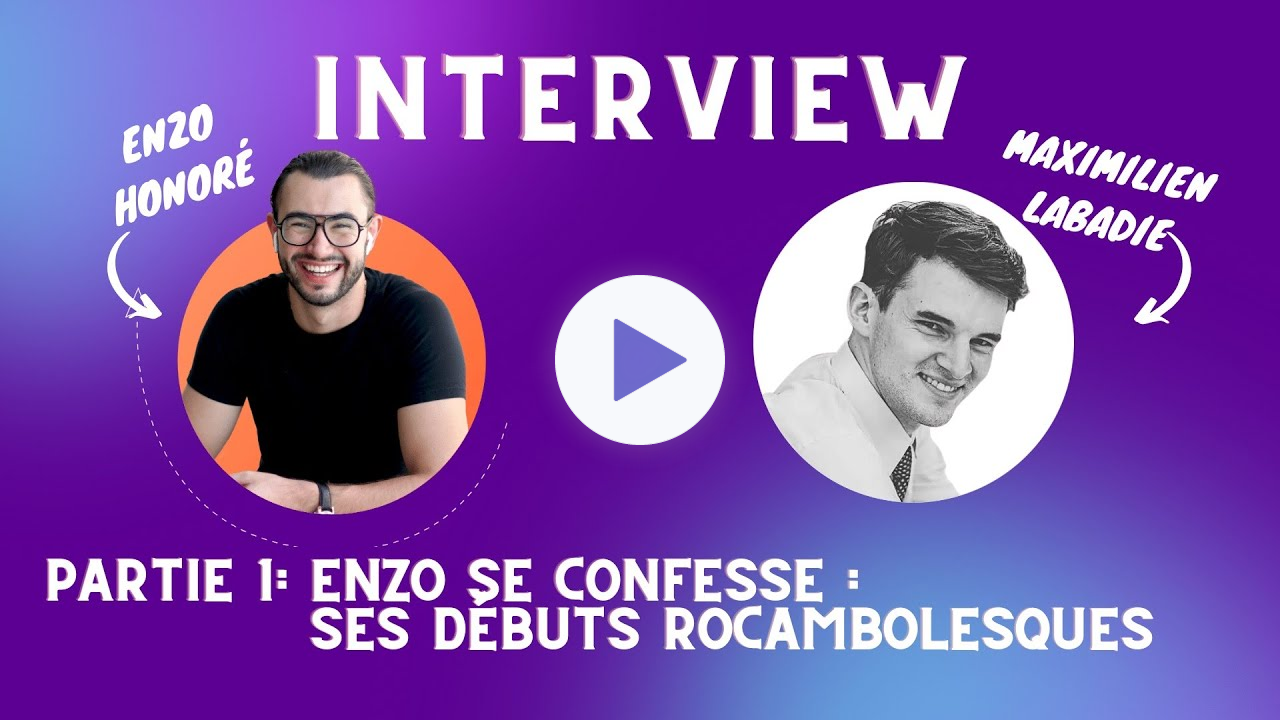 😱 ENZO HONORÉ SE CONFESSE : Ses Débuts Rocambolesques 🎤 Part 1/3