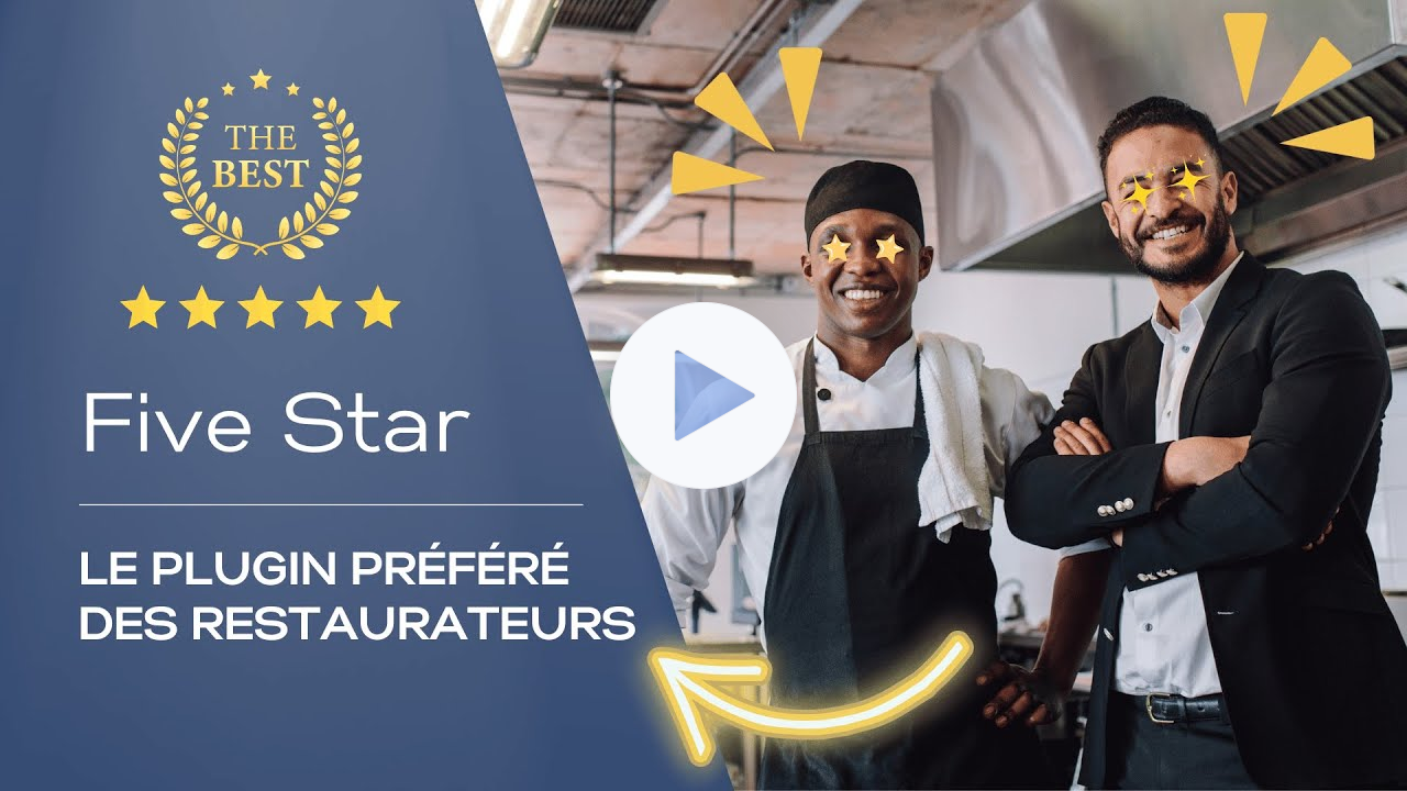 🌟 FIVE STAR RESERVATIONS : Le plugin star pour les restaurants 🍸