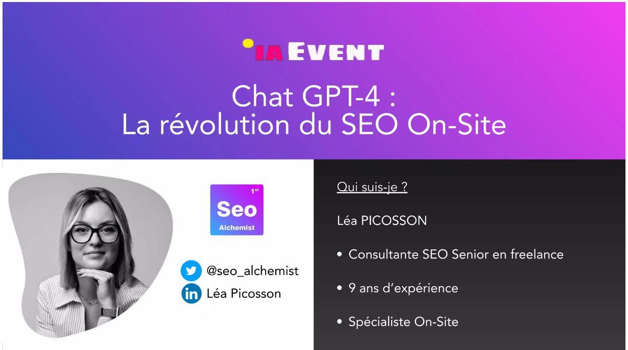 ChatGPT4 : la révolution SEO on-site