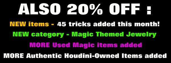Cyber Monday Sale at MagicTricks.com
