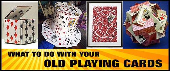 Magic projects to make from your old playing cards