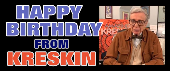 Happy Birthday from Kreskin