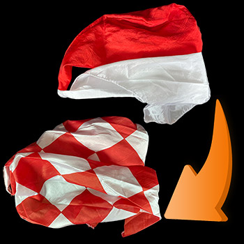 Checkers Color Changing Scarves