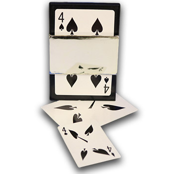 Flash Card Four Of Spades Magic Trick